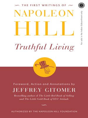 cover image of The First Writings of Napoleon Hill Truthful Living